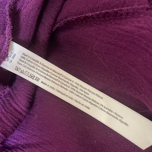 Free People Plum and Coral Mini Dress - Picture 8 of 8